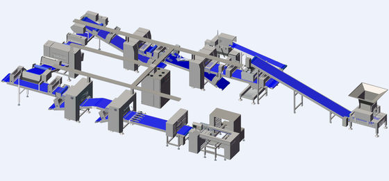 satın al Farklı Makyaj Hattı ile 850mm genişlik Modüler Yapı Pasta Laminatör Çevrimiçi üretim