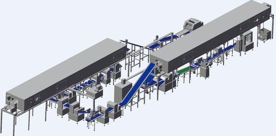 satın al Otomatik donma Tüneli ile Maliyet etkin Puff laminasyon Makinası Kolay Temiz online manufacture