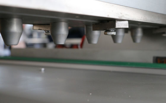 satın al Değiştirilebilir Nozullar ile 400 * 600mm Tepsiler Kek Depositor Makinesi Esnek Yapısı Çevrimiçi üretim