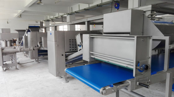 satın al Endüstriyel Hamburger Çörekler Ekmek Yapma Makinesi Otomatik Üretim Hattı Çevrimiçi üretim