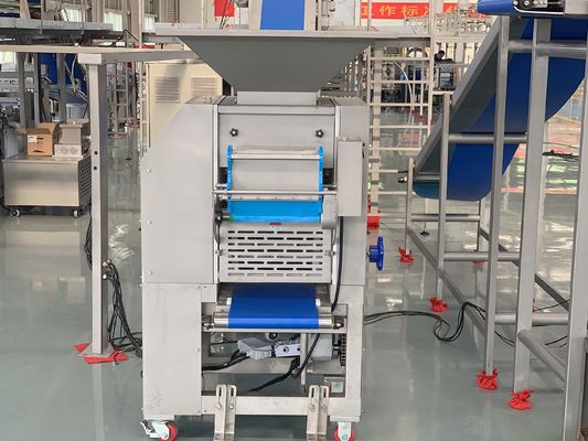 satın al Tünel fırın ile donatılmış PLC tarafından kontrol edilen 304 paslanmaz çelikten tam otomatik tortilla üretim hattı Çevrimiçi üretim