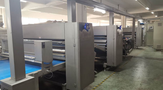 satın al G1200 CE Otomatik İtalyan Pizza Üretim Hattı Tünel Fırın ile Pişmiş Çevrimiçi üretim