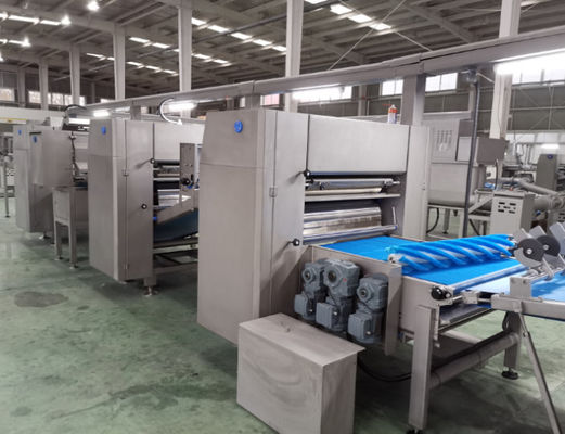 satın al Değiştirilebilir Boyut 300kg/H Otomatik Arap Pide Ekmeği Üretim Hattı Çevrimiçi üretim