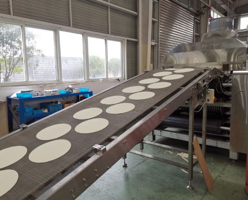 satın al G650 Endüstriyel tortilla Üretim Hattı yüksek kapasiteli talep için dokunmatik ekran ile donatılmış 304 paslanmaz çelik Çevrimiçi üretim