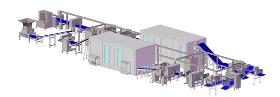 satın al Yağ Katlama Cihazı ile Yüksek Esnek Otomatik Hamur Laminasyon Makinesi Kruvasan Hattı online manufacture