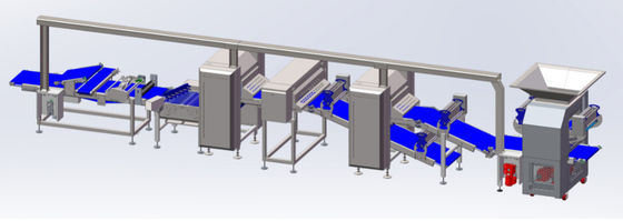 satın al Çok Silindirli Modüler Yapılı Esnek Pasta Hamuru Laminasyon Makinesi online manufacture