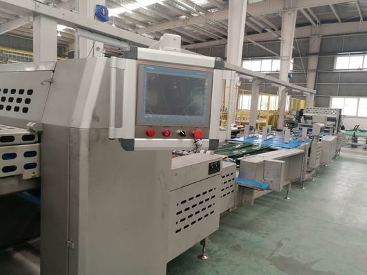 satın al Siemens Dokunmatik Ekran Otomatik Pide Ekmeği Üretim Hattı 300kg / Hr Çevrimiçi üretim